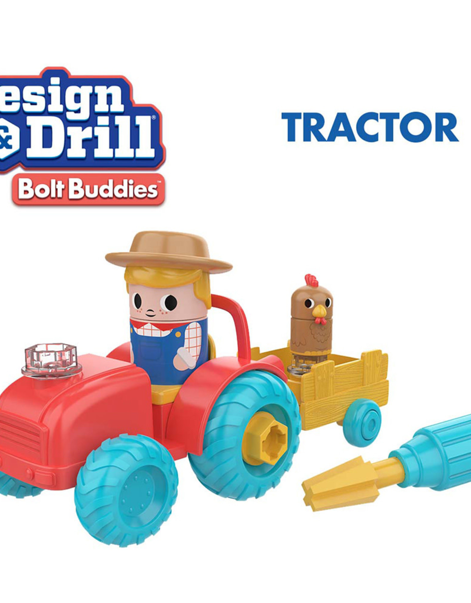 Playwell Design & Drill Bolt Buddies Tractor