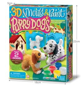 Playwell 3D Mould & Paint Puppies