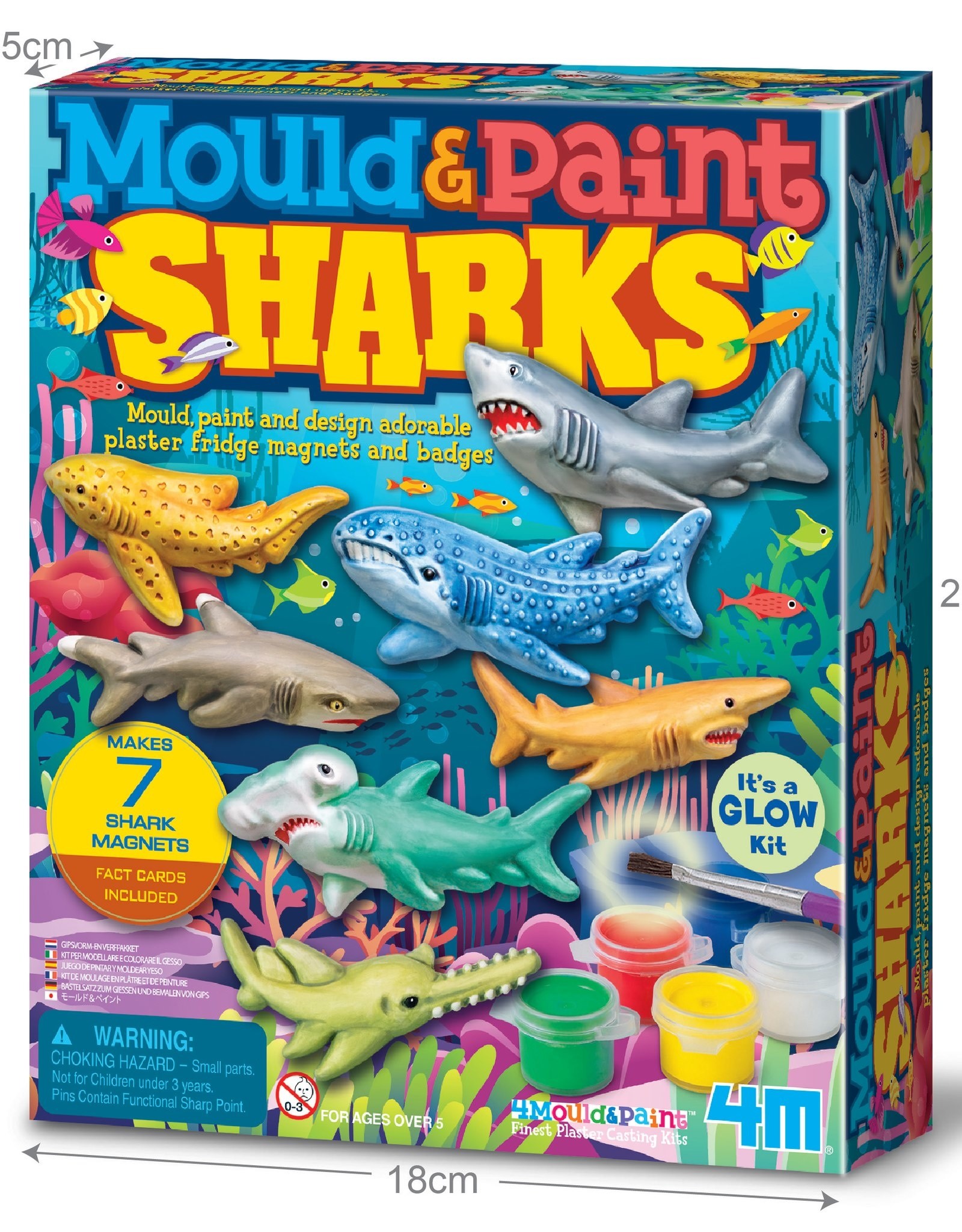 Playwell Mould & Paint Sharks