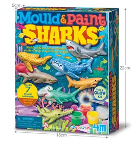 Playwell Mould & Paint Sharks