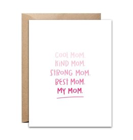 Pixel Paper Hearts PPH Card -Cool Mom