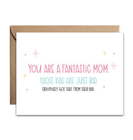 Pixel Paper Hearts PPH Card -Fantastic Mom