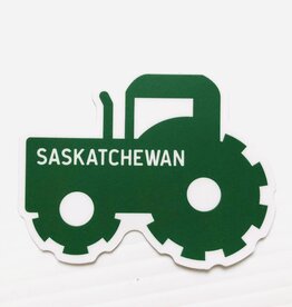 Northwest Stickers NW Stickers- Sask Green Tractor Sk