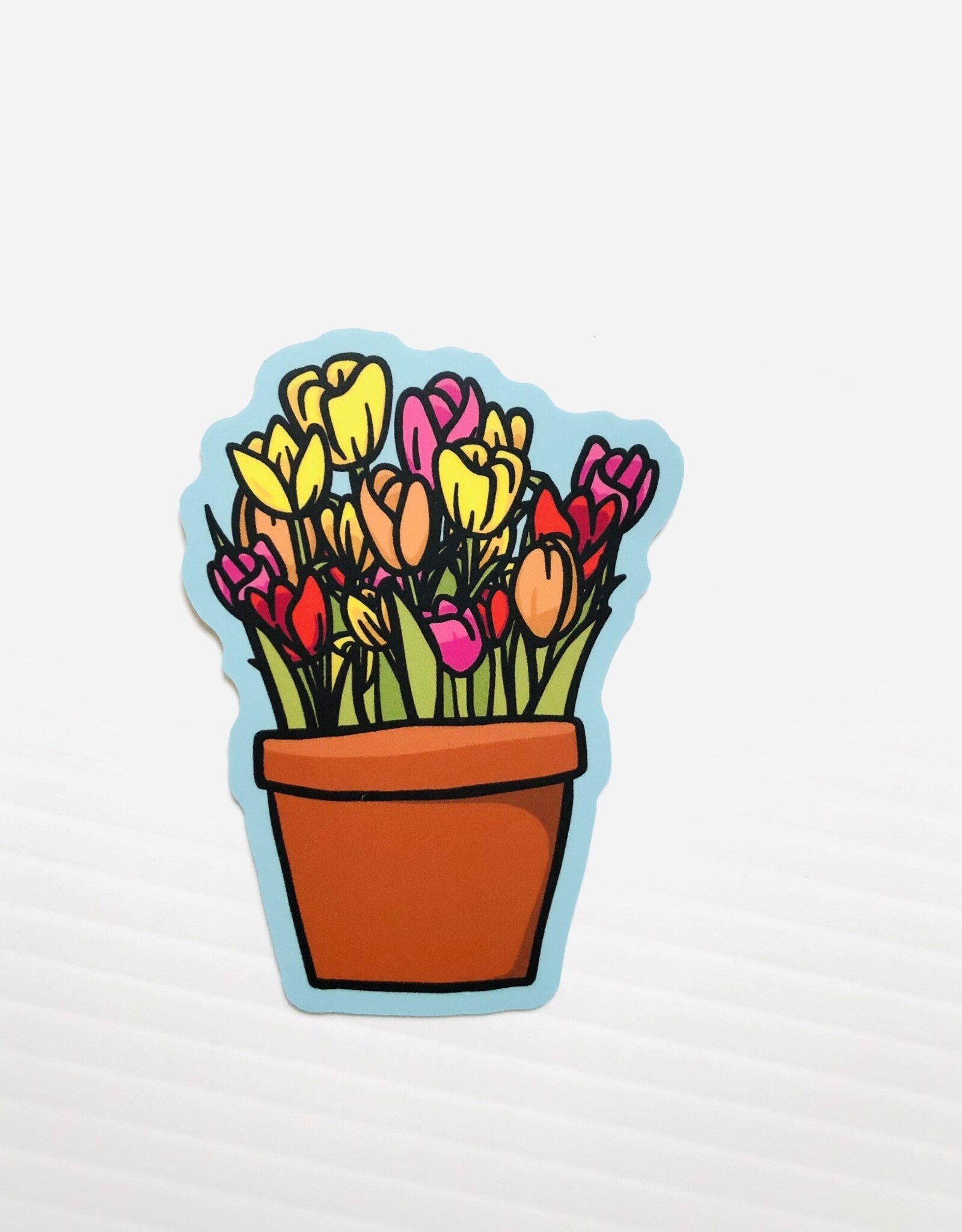 Northwest Stickers NW Stickers Tulip Pot