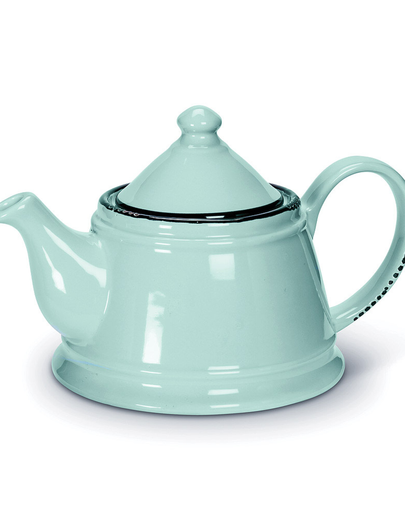 Abbott Enamel Look Tea Pot Green