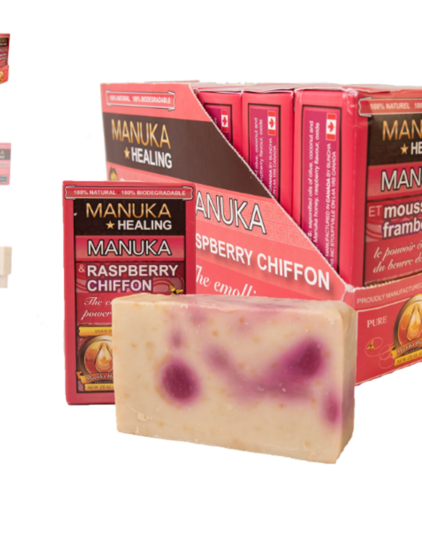 Bunch A Farmers Manuka and Raspberry Chiffon  soap