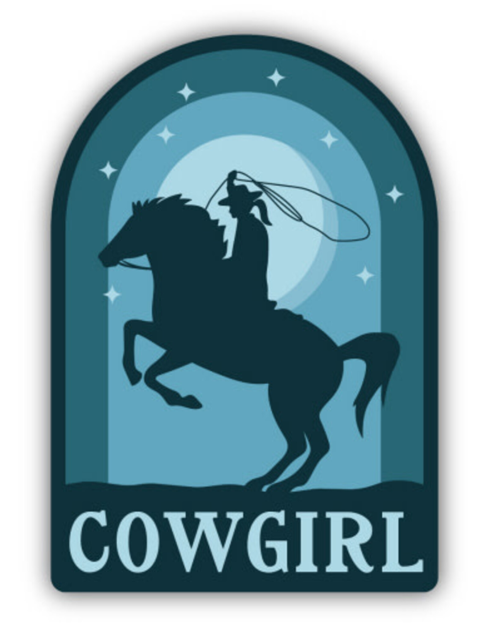 Northwest Stickers NW Stickers Cowgirl