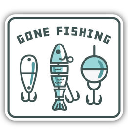 Northwest Stickers NW Stickers- Gone Fishing