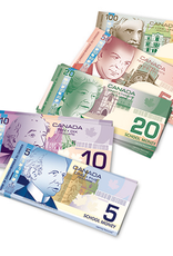 Playwell Canadian Currency Money for Wallet