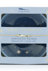 Lucky Feather Bracelet/Dish Set