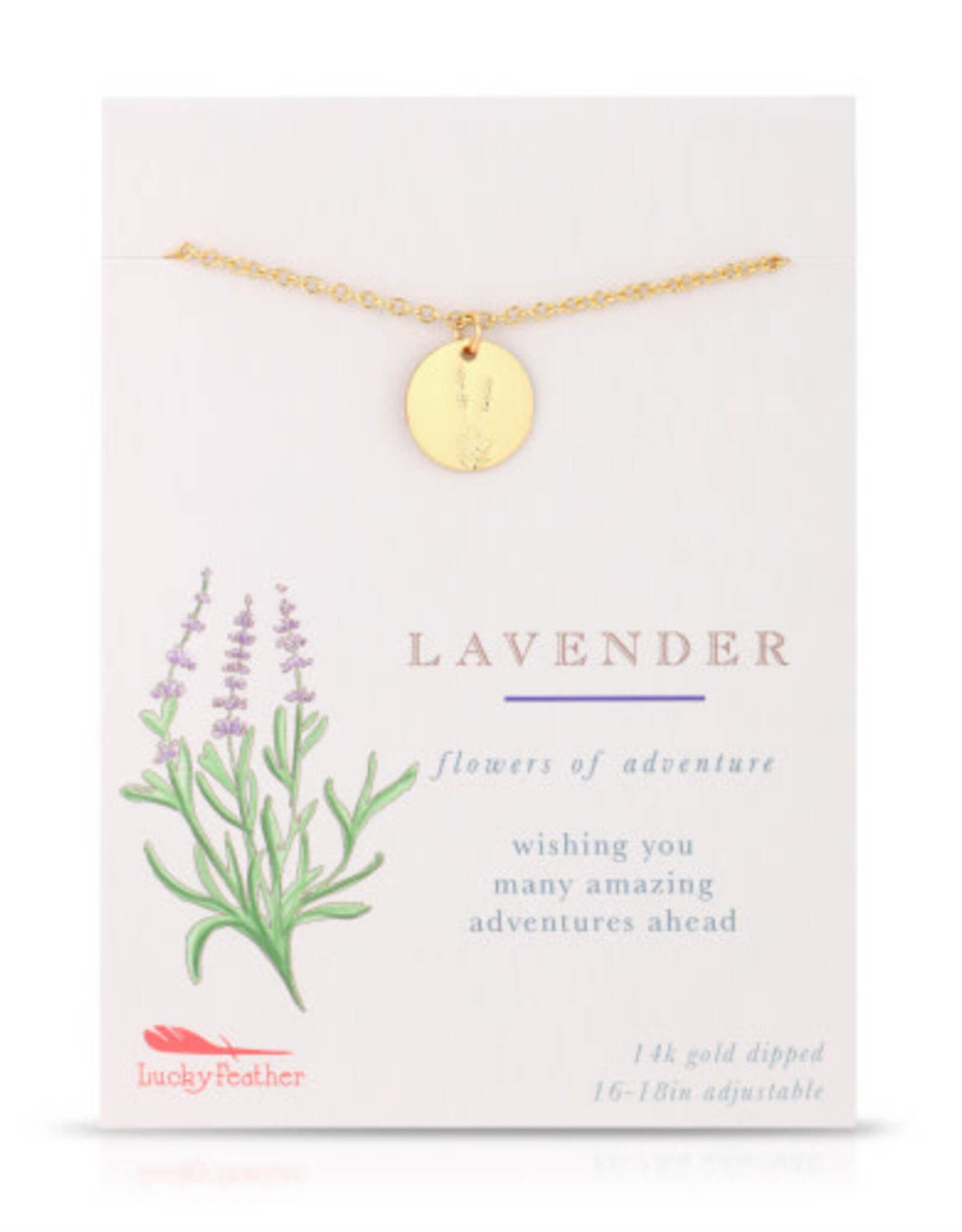 Lucky Feather Botanical Necklace