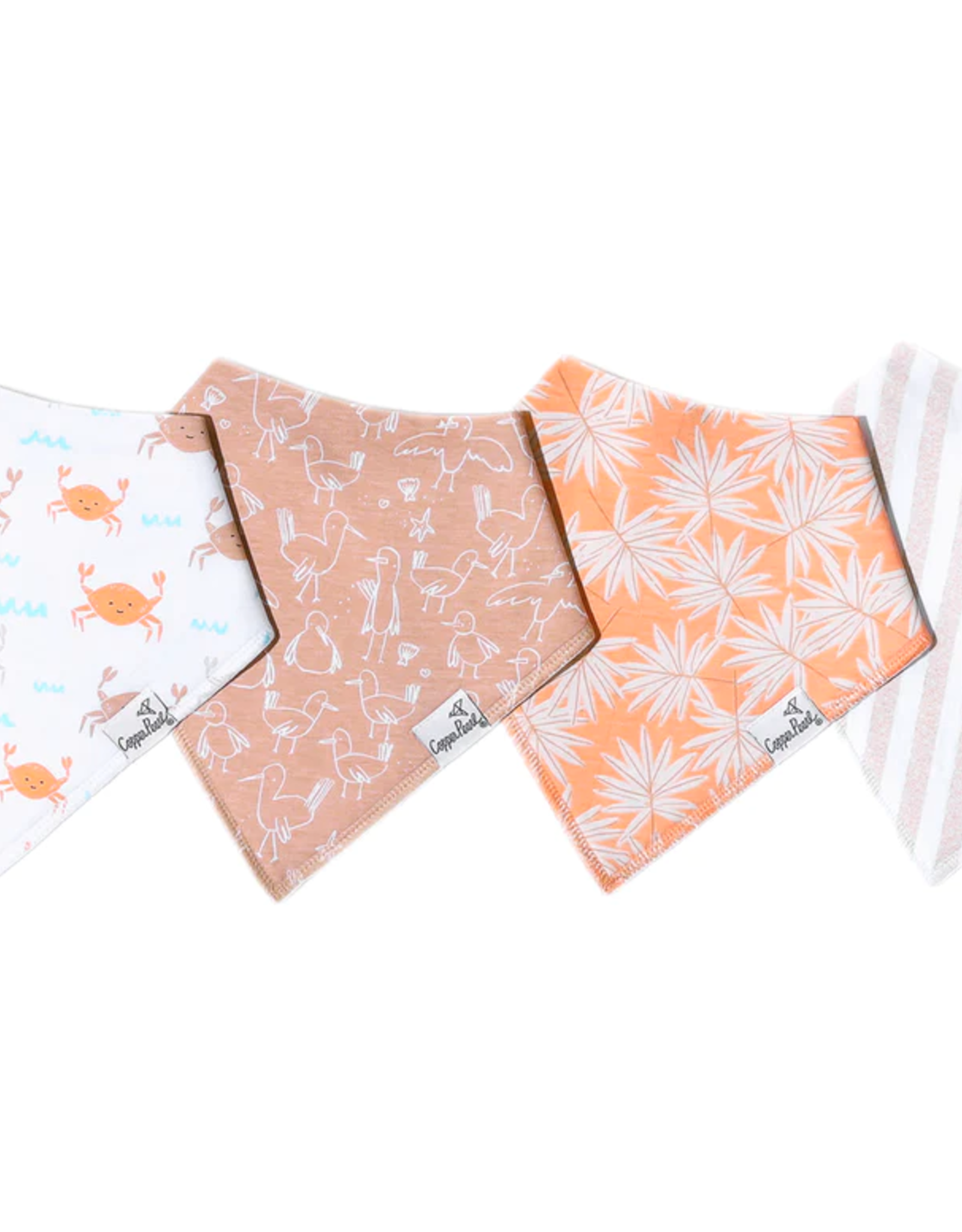 copper Pearl 4pk Bandana Bibs Tide