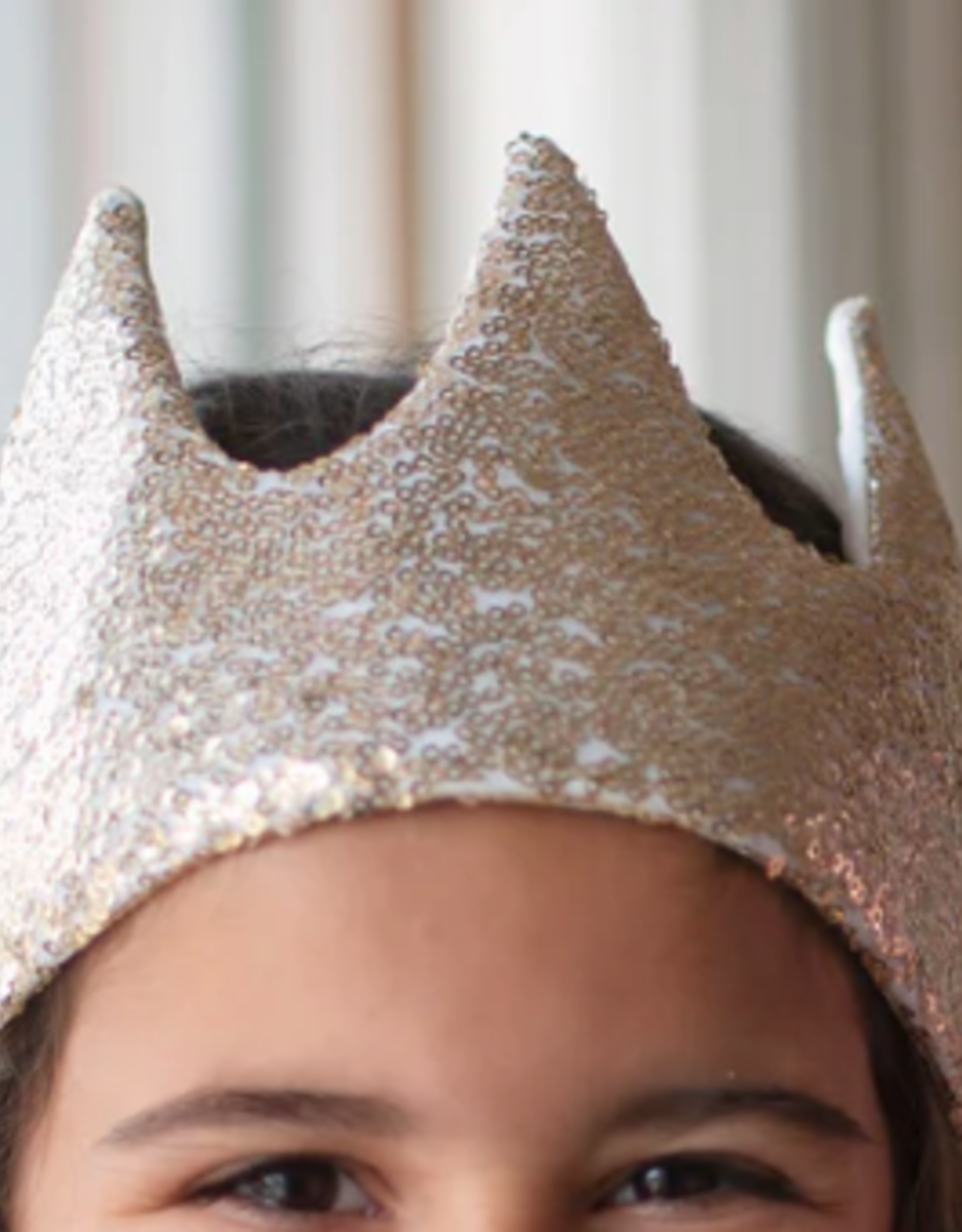 Great Pretenders Gracious Gold Sequins Crown