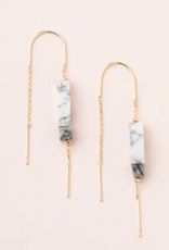 Scout Curated Rectangle Stone Earrings