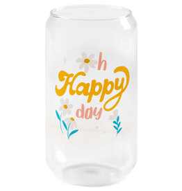 karma Beer Can Glass Oh Happy Day