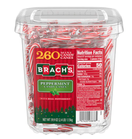 Pacific Candy Brachs Mini Peppermint Candy Canes