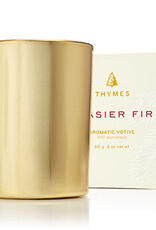 Thymes Frasier Fir -Gilded Gold Votive 60g
