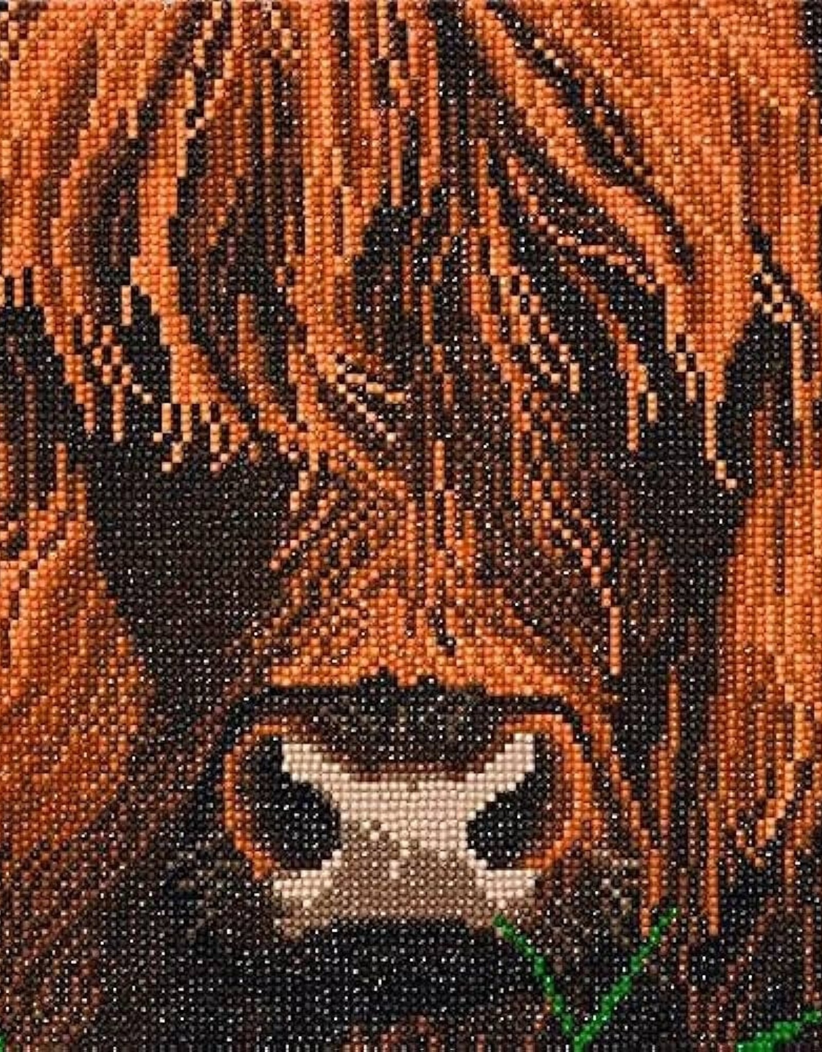 Outset media Crystal Art Md Highland Cow