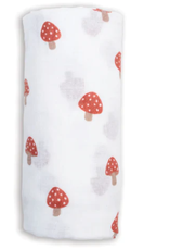 Lulujo Lulujo Swaddle  Muslin Blanket  Mushroom