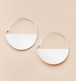 Scout Curated Refined Earring Lunar Hoop Silver