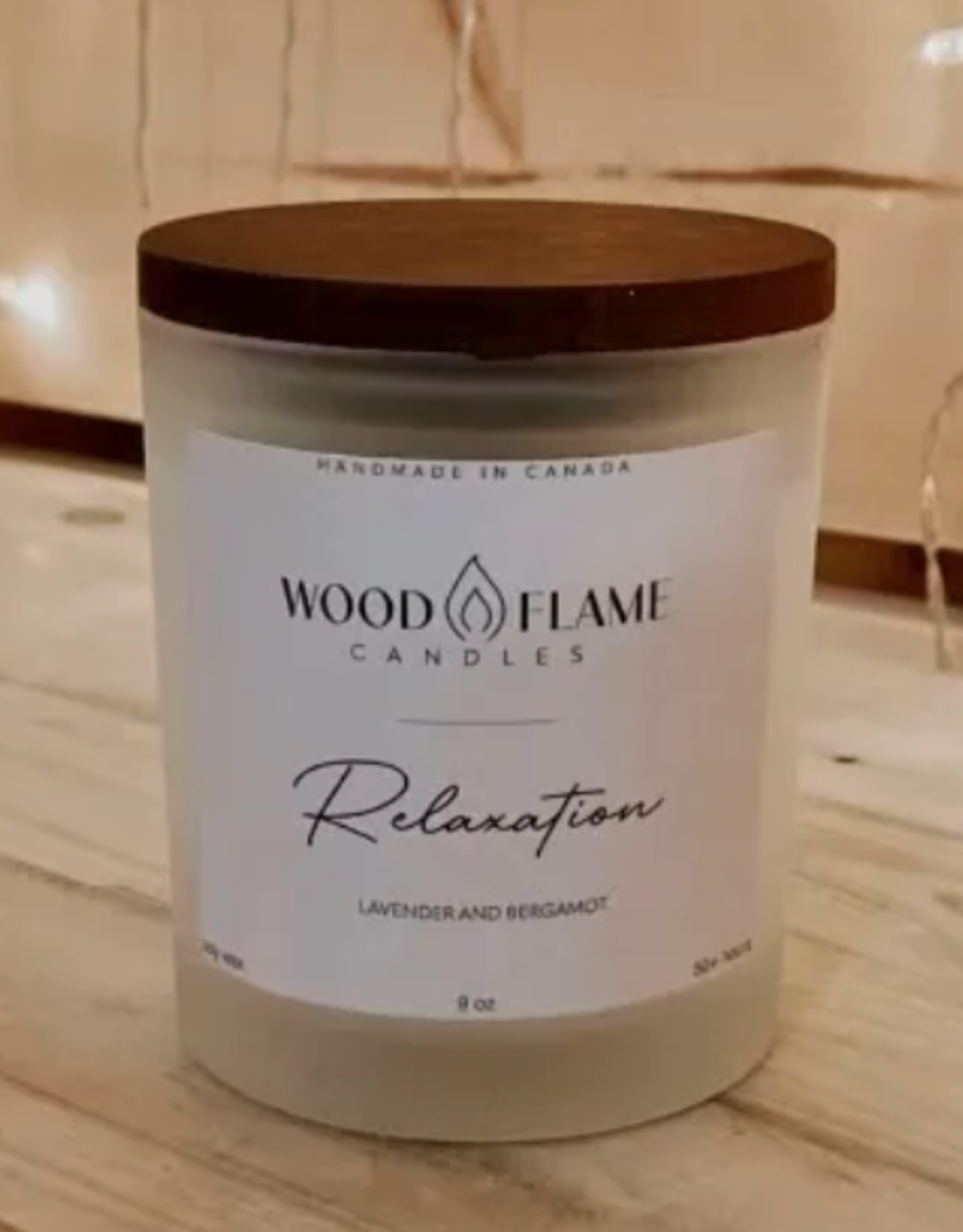 Wood Flame Candles Wood Flame Candle Relaxation 9oz