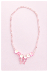 Great Pretenders Boutique Holo Pink Crystal Necklace
