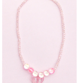 Great Pretenders Boutique Holo Pink Crystal Necklace