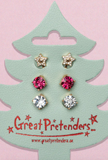 Great Pretenders Holiday Tree Clip on Earrings