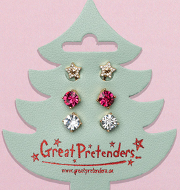 Great Pretenders Holiday Tree Clip on Earrings