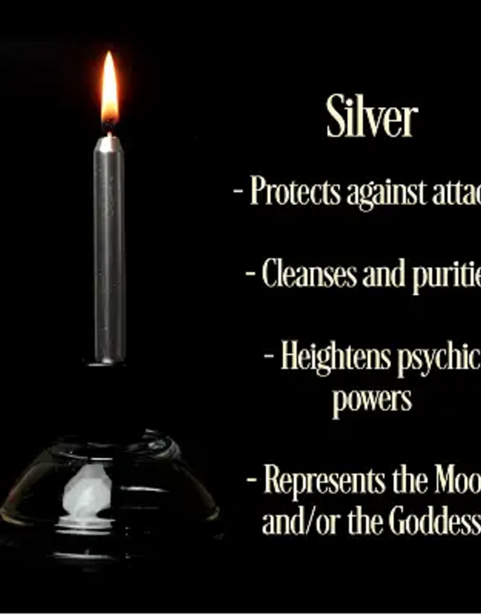 Kheops International Ritual Candles Silver