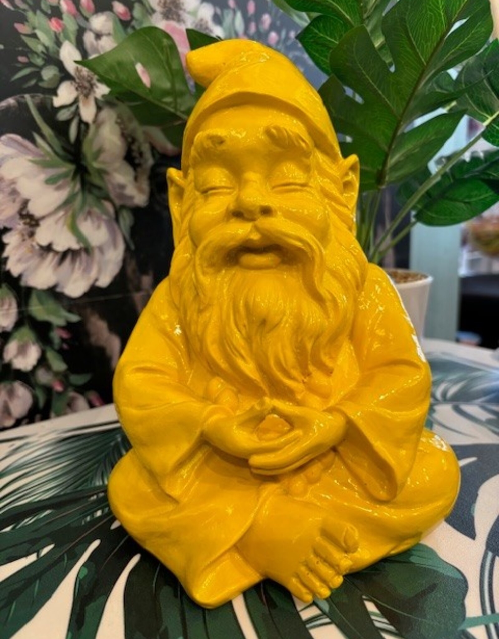 Dylans Meditating Gnome Yellow