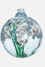 Kitras Art Glass Blossom Ball Sympathy 3’' Kitras