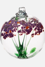 Kitras Art Glass Blossom Ball Best Wishes 3’' Kitras