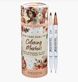 Peter Pauper Press Skin Tone Dual Tip markers Studio Series