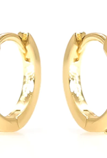 Eliasz & Ella E&E Sparkle Gold Huggie Hoop Earrings