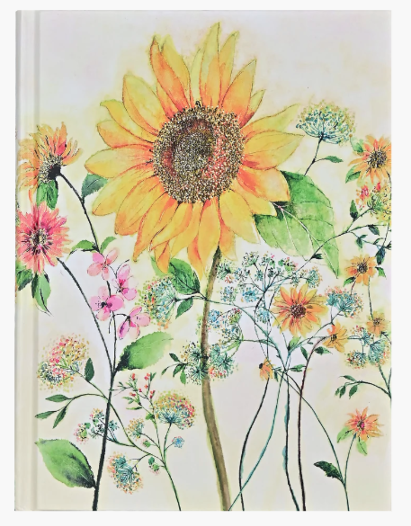 Peter Pauper Press Watercolor Sunflower Journal