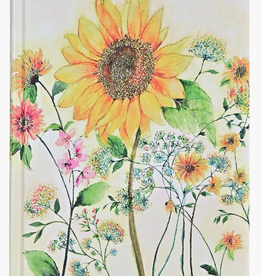 Peter Pauper Press Watercolor Sunflower Journal