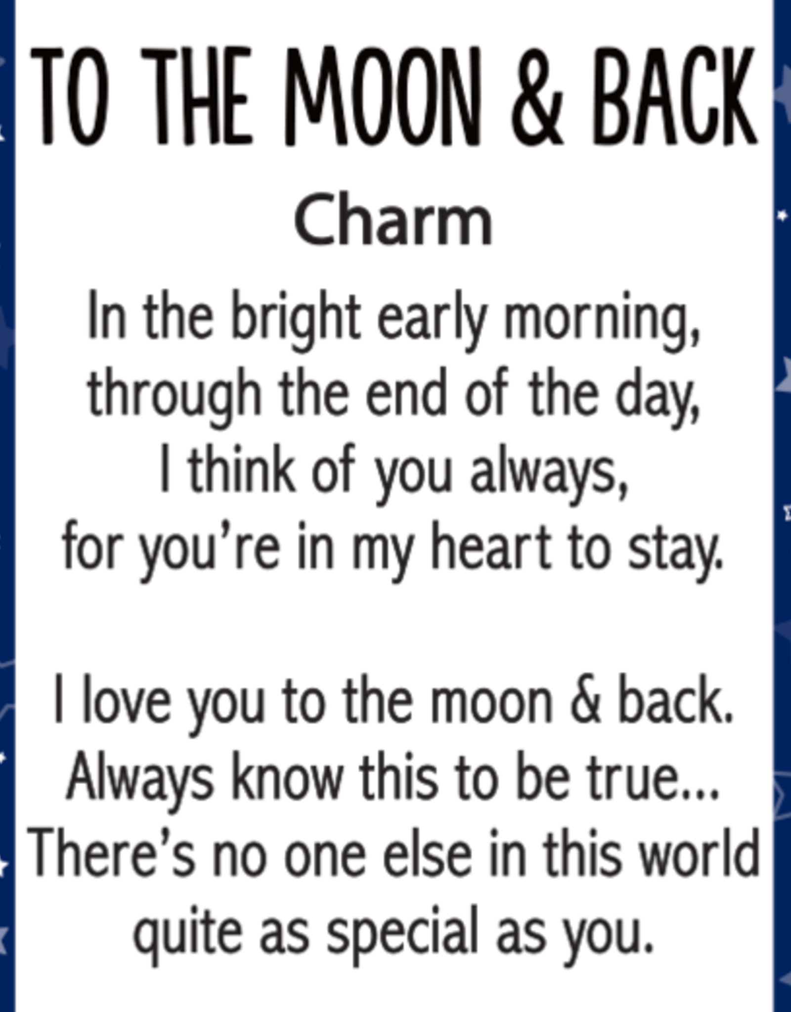 Ganz To the Moon & Back Charm