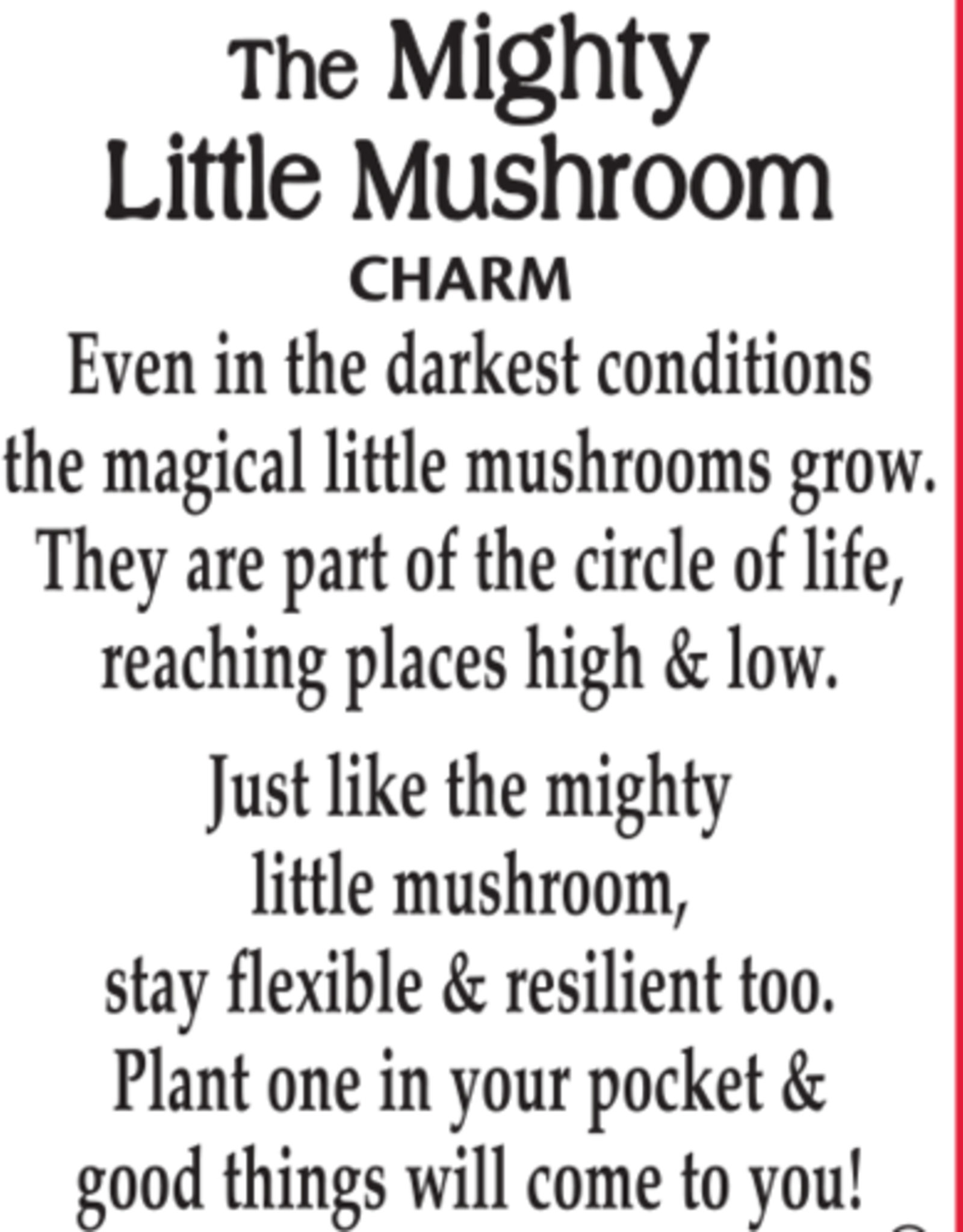 Ganz Mighty Little Mushroom