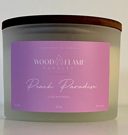 Wood Flame Candles WFC Peach Paradise 9oz