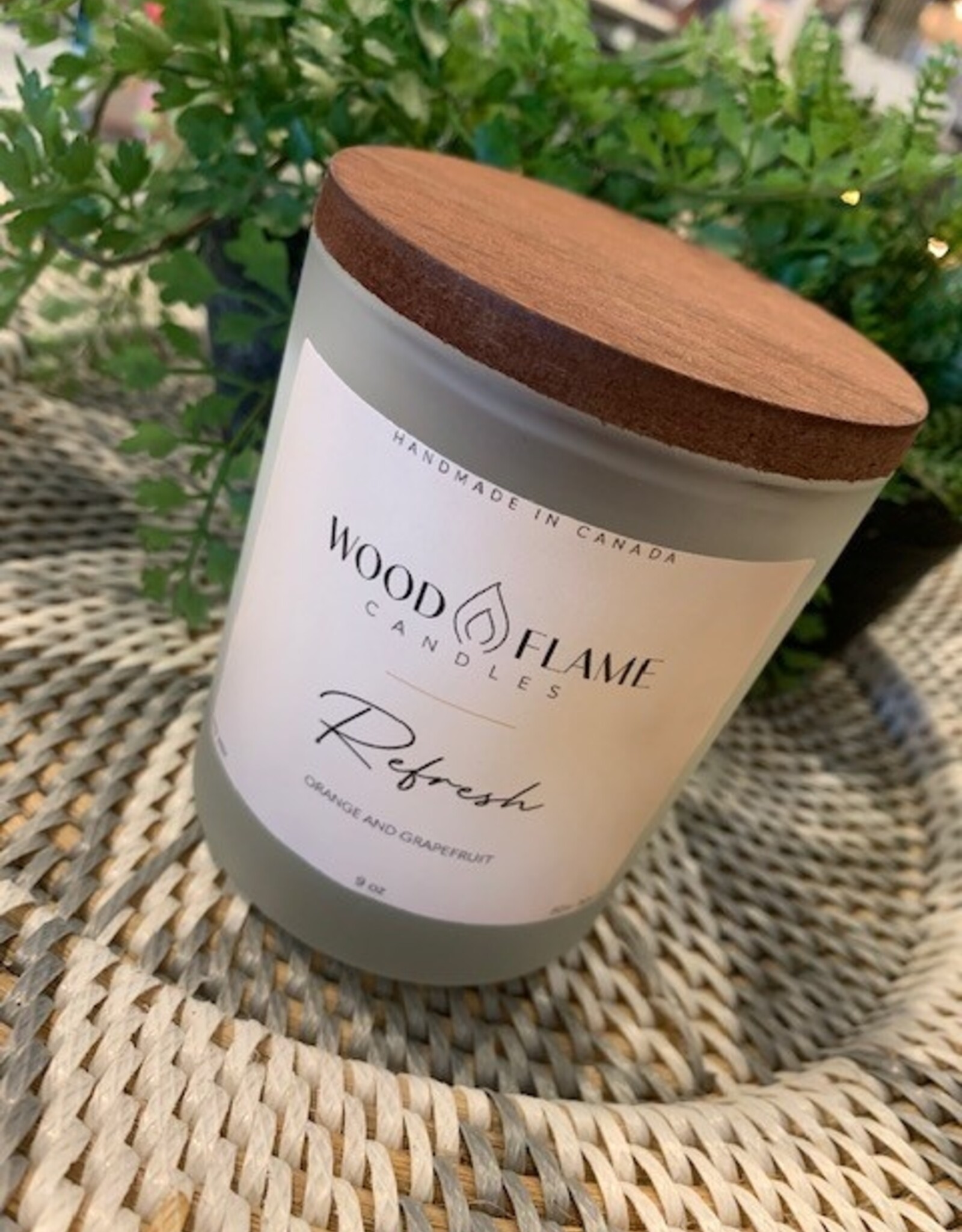 Wood Flame Candles Wood Flame Candle Refresh 9oz
