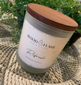 Wood Flame Candles Wood Flame Candle Refresh 9oz