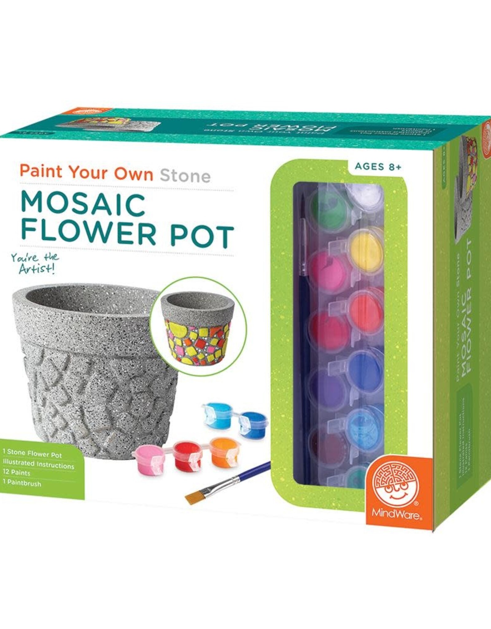 Outset media Paint Your Own Flower Pots