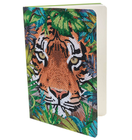 Outset media Crystal Art Notebook - Tiger in the Forest