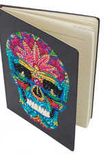 Outset media Crystal Art Notebook - Skull