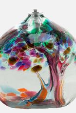 Kitras Art Glass Oil Lamp  6’' Friendship