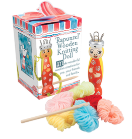 House of Marbles Rapunzel- Wooden Knitting Doll