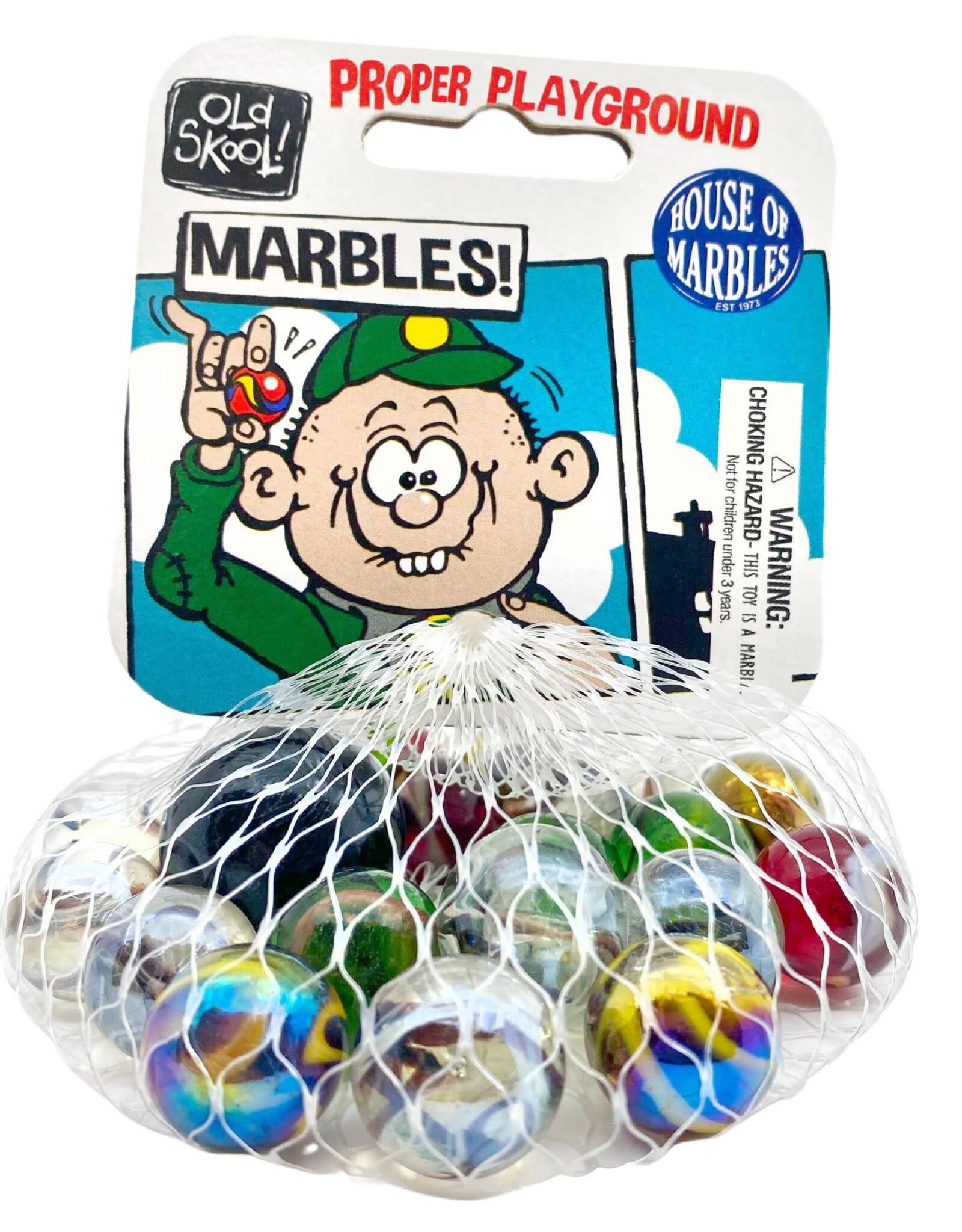 House of Marbles Old Skool Proper Playground Marbles