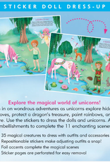Peter Pauper Press Unicorns Sticker Doll Dress-Up Book