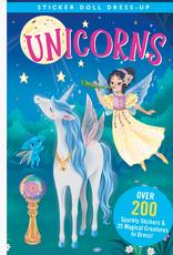 Peter Pauper Press Unicorns Sticker Doll Dress-Up Book